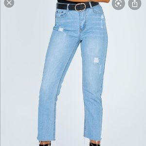 Princess Polly Straight Leg Jeans